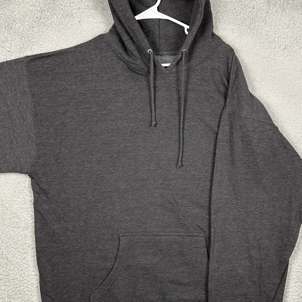 Rudis Hoodie Mens 3XL Pullover Sweatshirt Charcoal Gray Heathered Long Sleeve